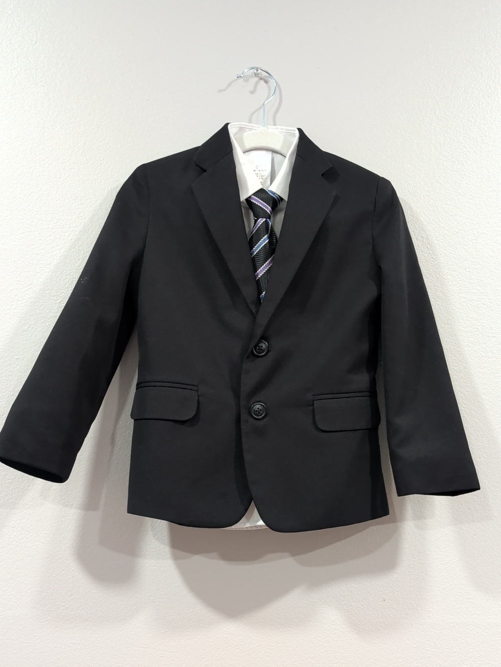 Nautica Black Boys' Two-Button Blazer suit sets